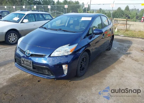 2013 Toyota Prius Two z USA, uszkodzony, nr VIN JTDKN3DU2D1722840